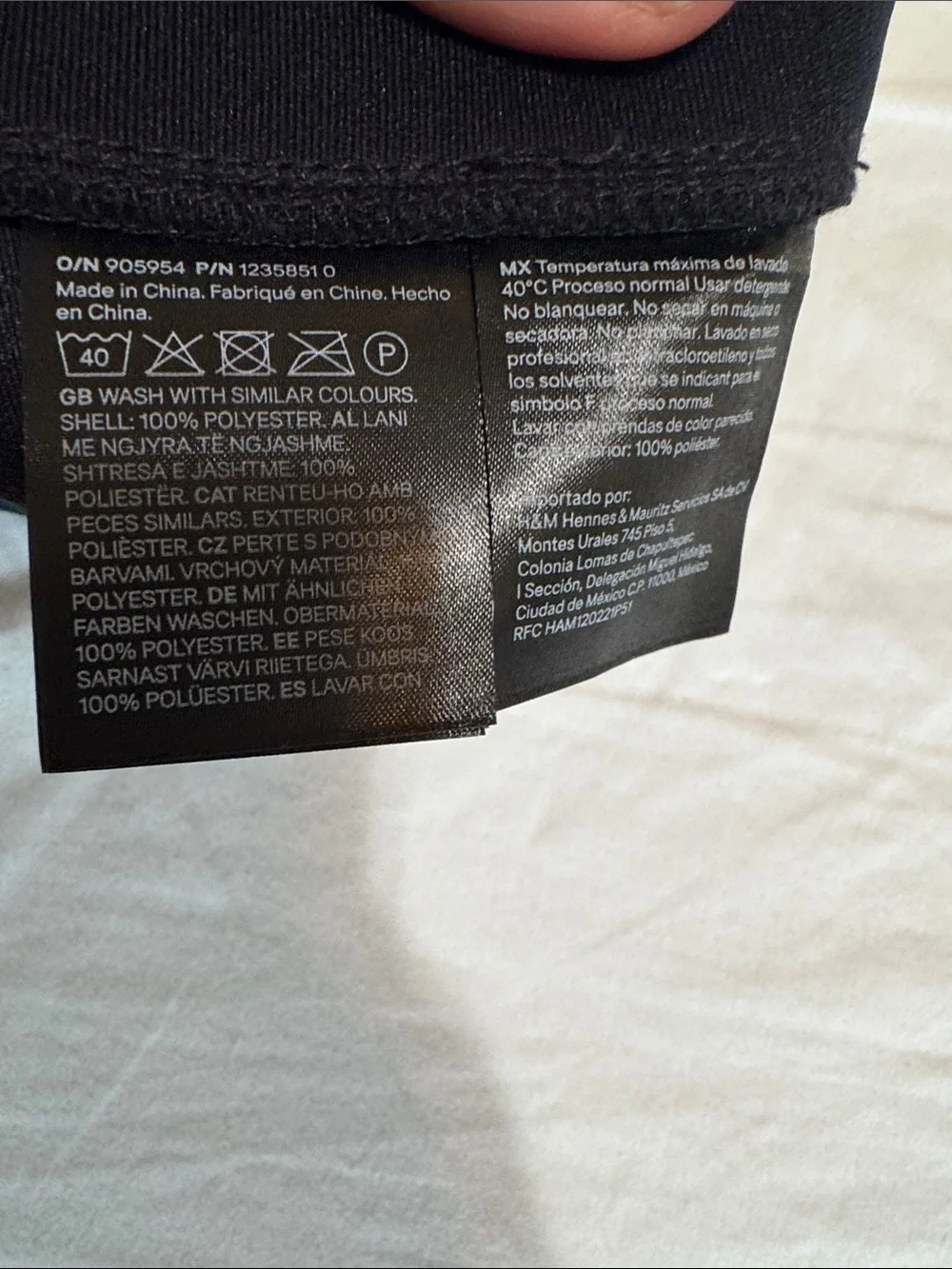 H&M Black Pleated Skirt - Picture 4 of 4